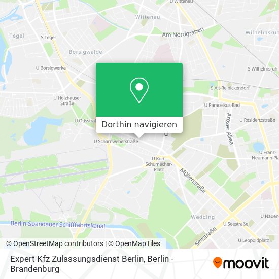 Expert Kfz Zulassungsdienst Berlin Karte