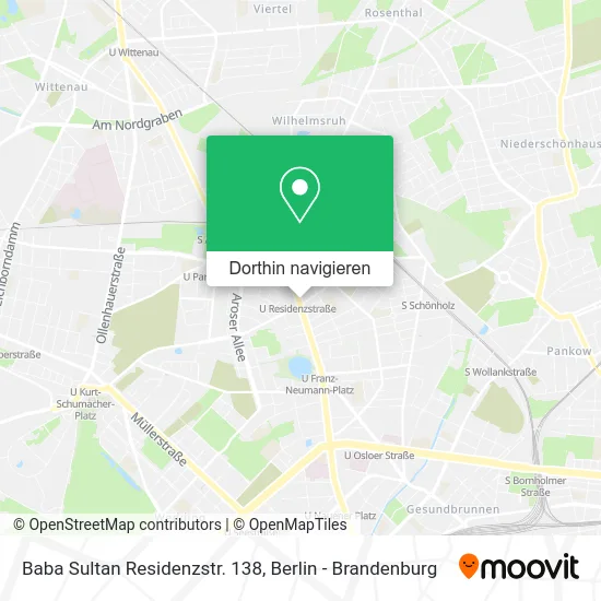 Baba Sultan Residenzstr. 138 Karte