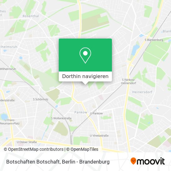 Botschaften Botschaft Karte