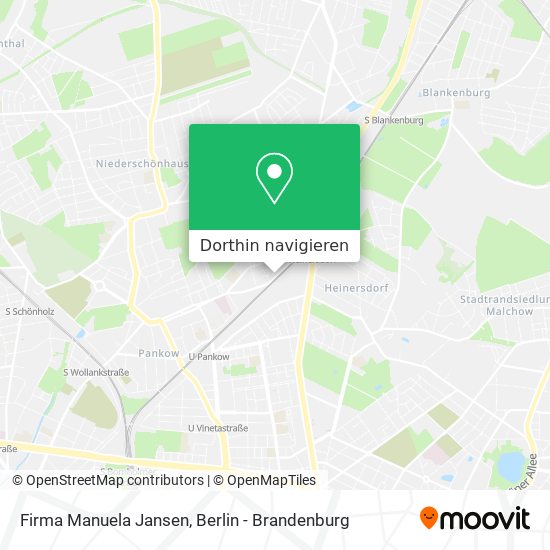 Firma Manuela Jansen Karte