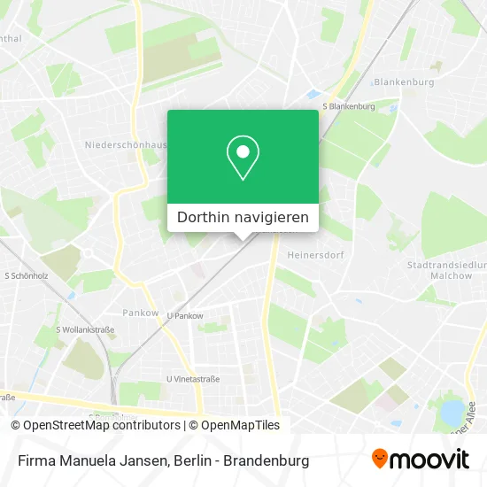 Firma Manuela Jansen Karte