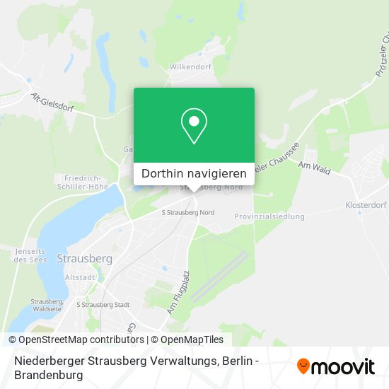 Niederberger Strausberg Verwaltungs Karte