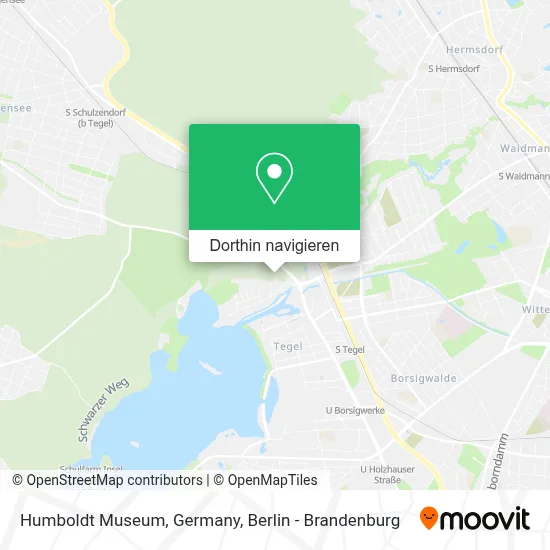 Humboldt Museum, Germany Karte