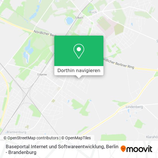 Baseportal Internet und Softwareentwicklung Karte