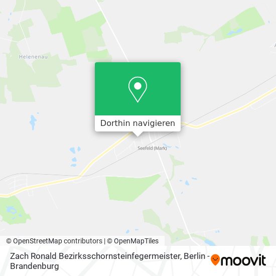 Zach Ronald Bezirksschornsteinfegermeister Karte