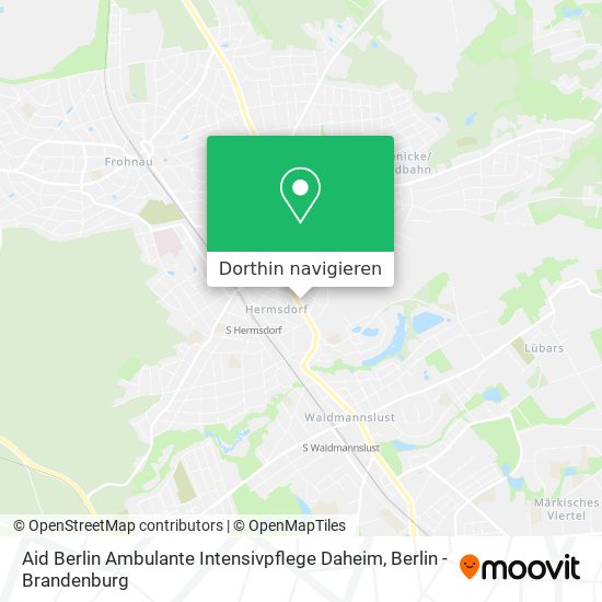 Aid Berlin Ambulante Intensivpflege Daheim Karte