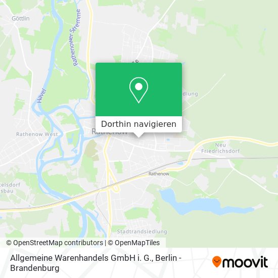 Allgemeine Warenhandels GmbH i. G. Karte