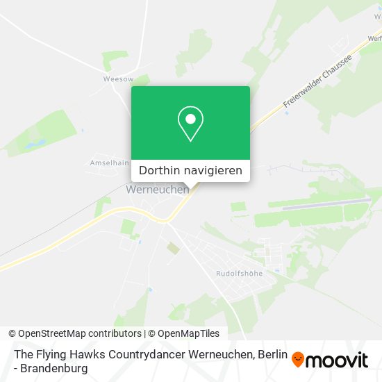 The Flying Hawks Countrydancer Werneuchen Karte