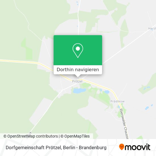 Dorfgemeinschaft Prötzel Karte