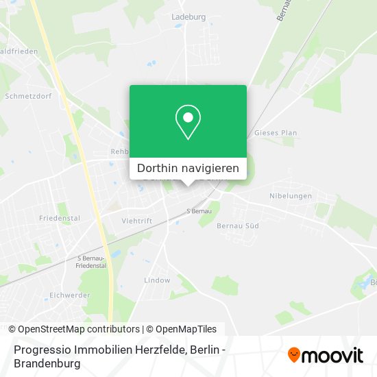 Progressio Immobilien Herzfelde Karte