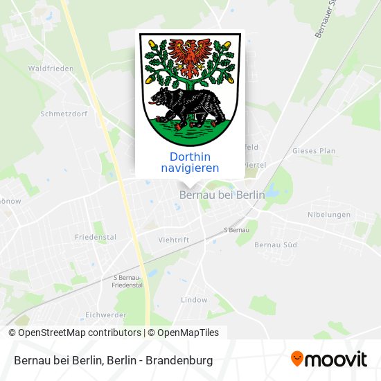 Bernau bei Berlin Karte