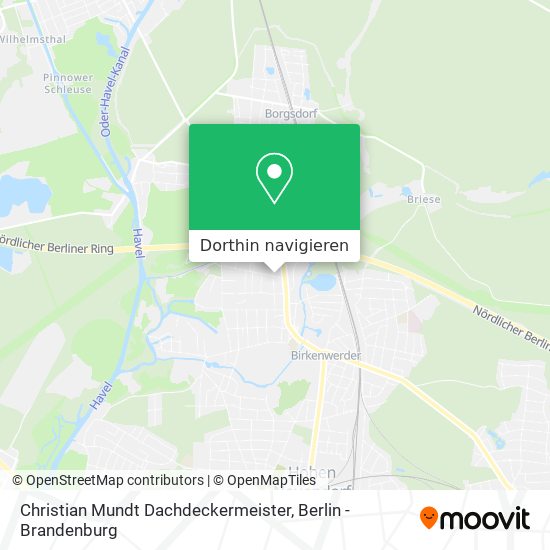 Christian Mundt Dachdeckermeister Karte