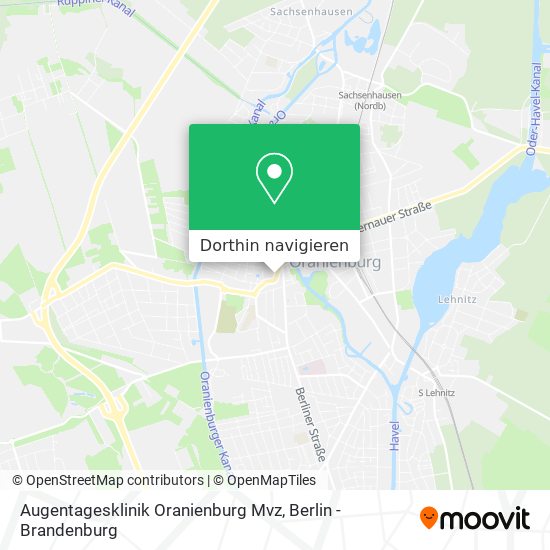 Augentagesklinik Oranienburg Mvz Karte
