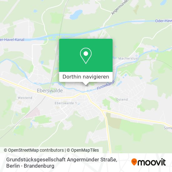 Grundstücksgesellschaft Angermünder Straße Karte