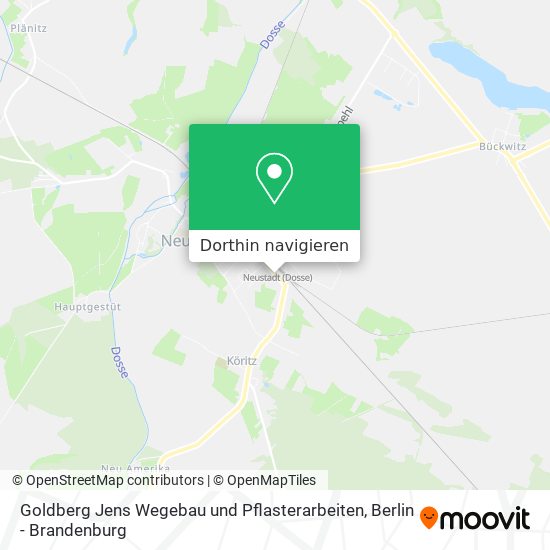 Goldberg Jens Wegebau und Pflasterarbeiten Karte