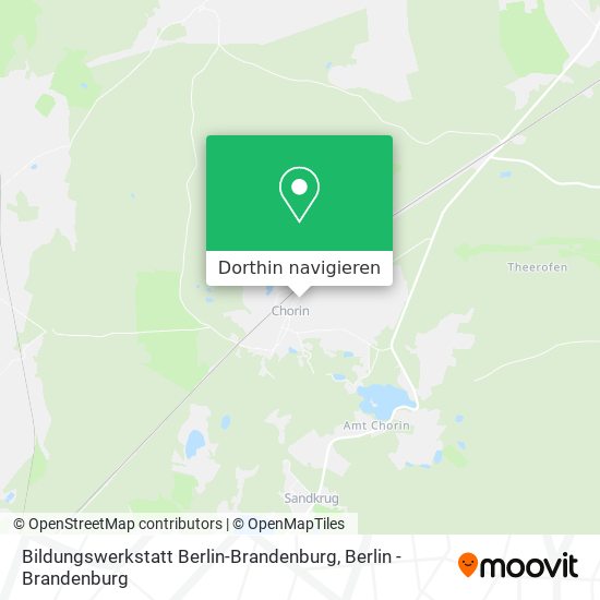 Bildungswerkstatt Berlin-Brandenburg Karte