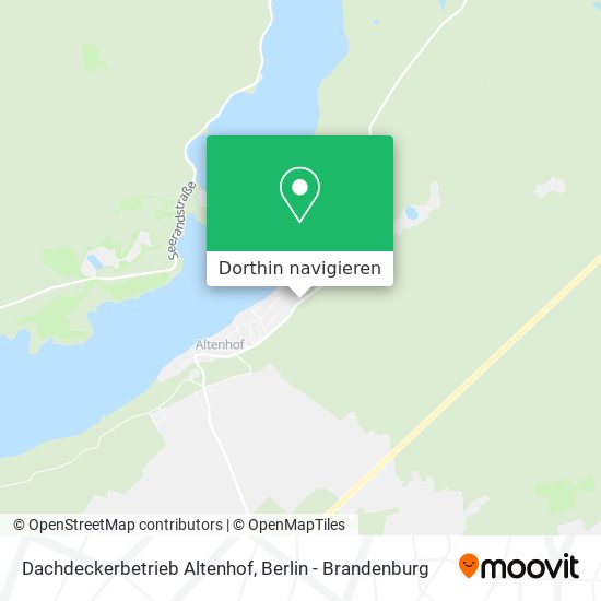 Dachdeckerbetrieb Altenhof Karte