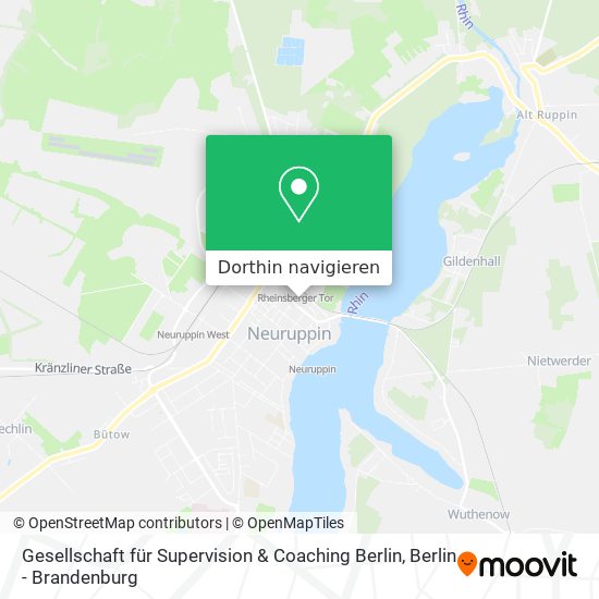 Gesellschaft für Supervision & Coaching Berlin Karte