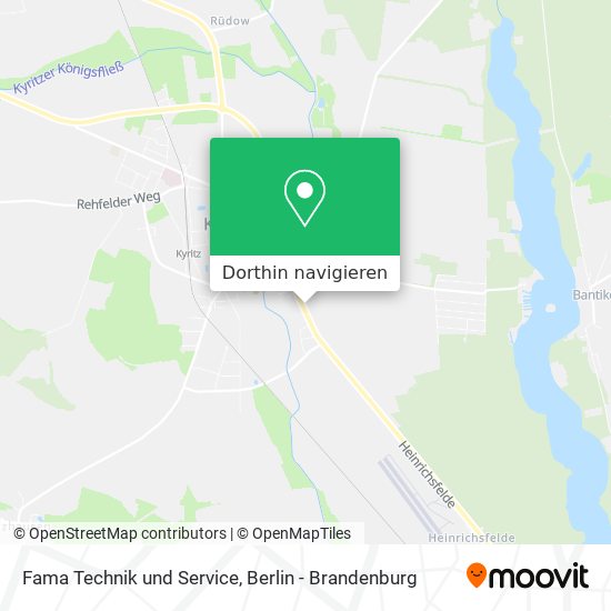 Fama Technik und Service Karte