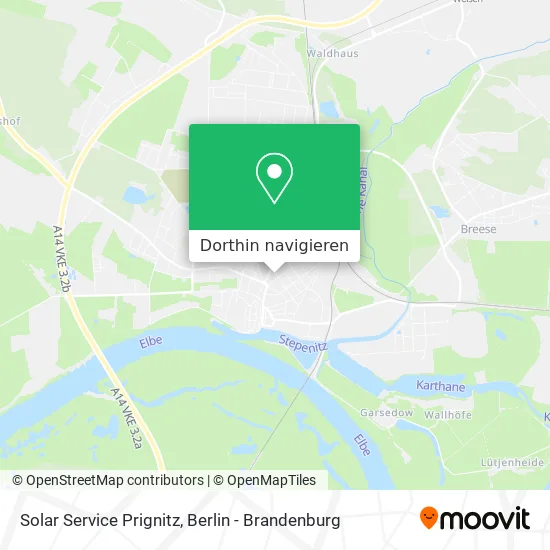 Solar Service Prignitz Karte