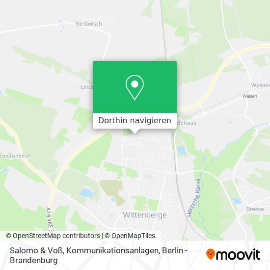 Salomo & Voß, Kommunikationsanlagen Karte