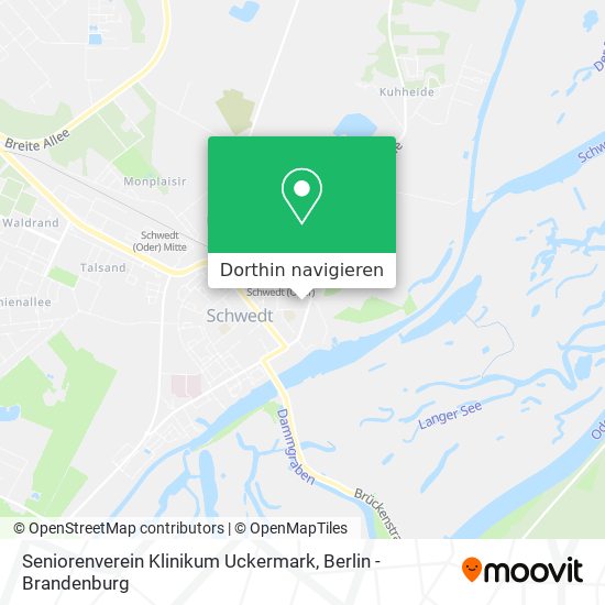 Seniorenverein Klinikum Uckermark Karte