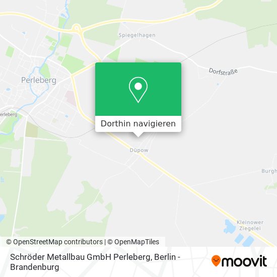 Schröder Metallbau GmbH Perleberg Karte