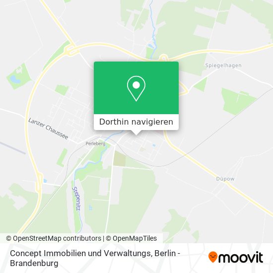 Concept Immobilien und Verwaltungs Karte