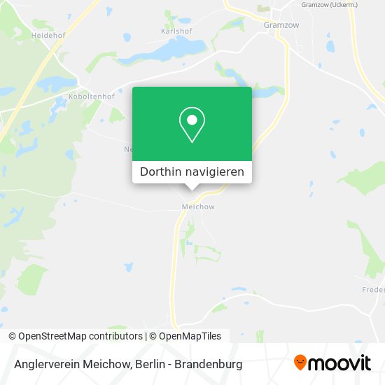 Anglerverein Meichow Karte