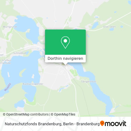 Naturschutzfonds Brandenburg Karte