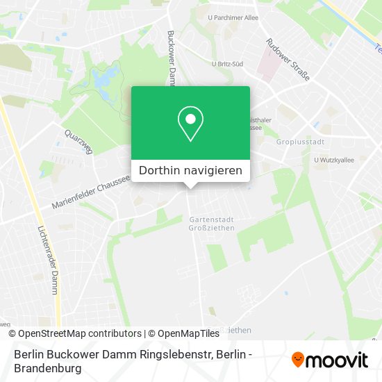 Berlin Buckower Damm Ringslebenstr Karte