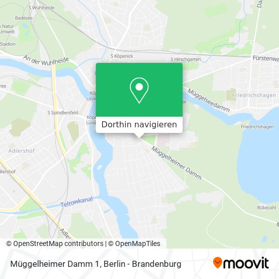 Müggelheimer Damm 1 Karte