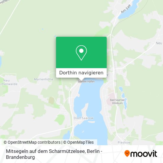 Mitsegeln auf dem Scharmützelsee Karte