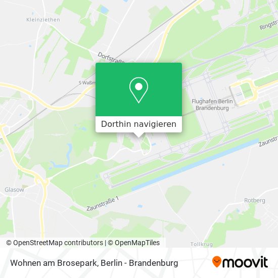 Wohnen am Brosepark Karte