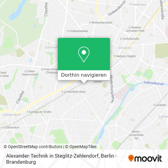 Alexander-Technik in Steglitz-Zehlendorf Karte