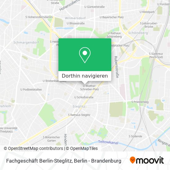 Fachgeschäft Berlin-Steglitz Karte