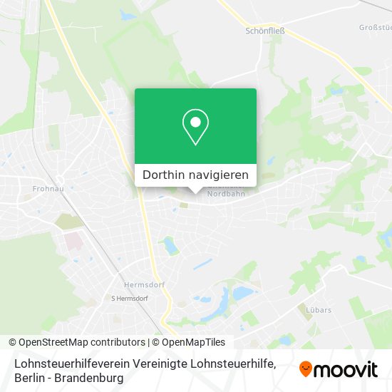 Lohnsteuerhilfeverein Vereinigte Lohnsteuerhilfe Karte