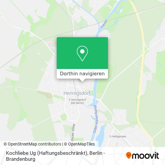 Kochliebe Ug (Haftungsbeschränkt) Karte
