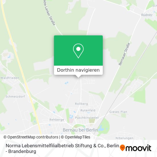 Norma Lebensmittelfilialbetrieb Stiftung & Co. Karte