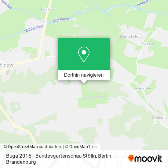 Buga 2015 - Bundesgartenschau Stölln Karte