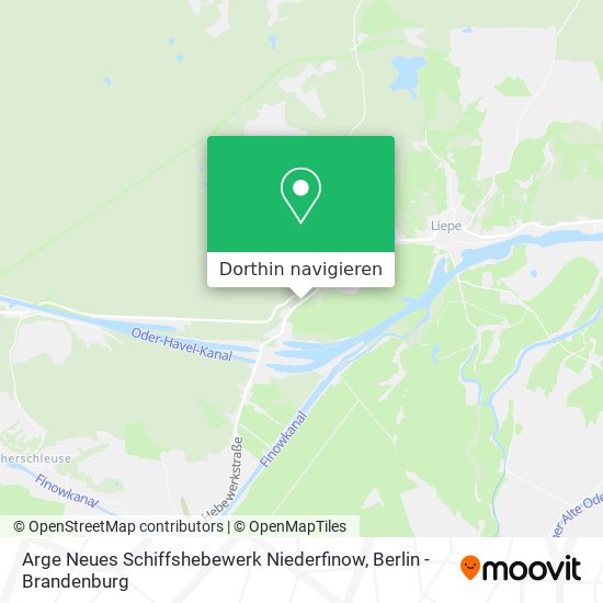 Arge Neues Schiffshebewerk Niederfinow Karte