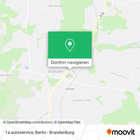 1a autoservice Karte