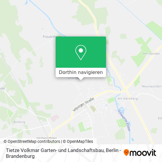 Tietze Volkmar Garten- und Landschaftsbau Karte