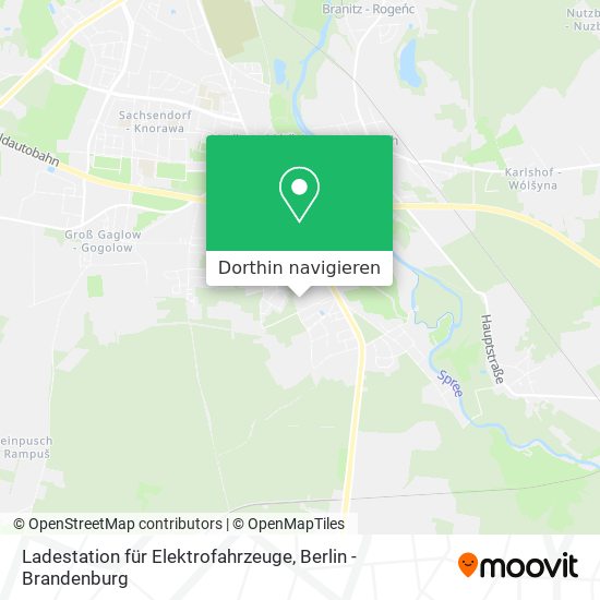 Ladestation für Elektrofahrzeuge Karte