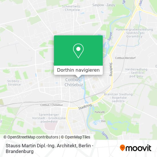 Stauss Martin Dipl.-Ing. Architekt Karte