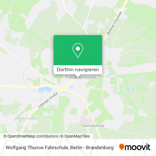 Wolfgang Thurow Fahrschule Karte