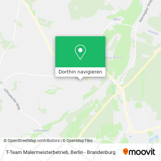 T-Team Malermeisterbetrieb Karte