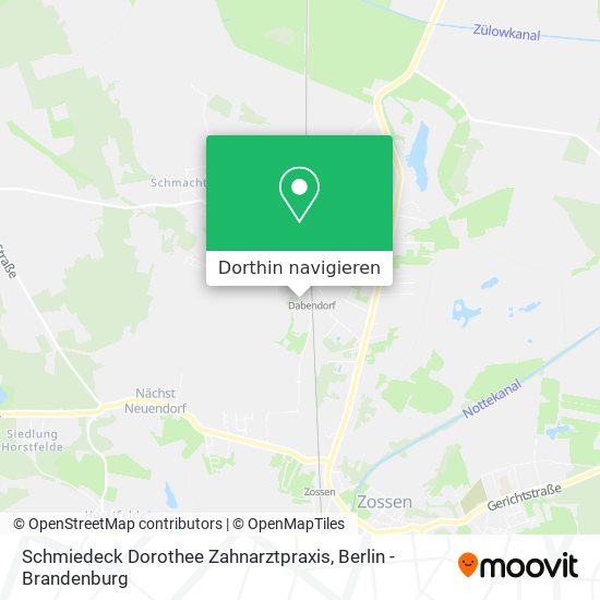 Schmiedeck Dorothee Zahnarztpraxis Karte