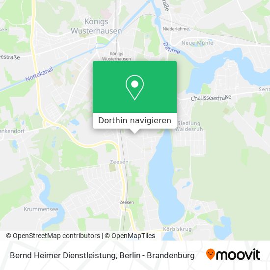 Bernd Heimer Dienstleistung Karte
