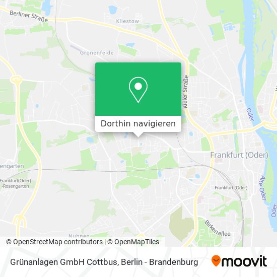 Grünanlagen GmbH Cottbus Karte